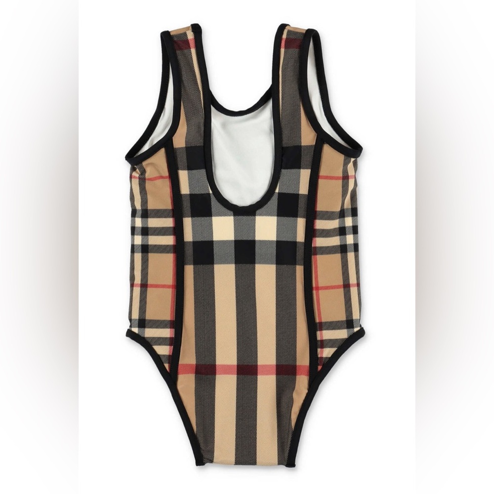 NWT [Burberry] Authentic Luxury One-Piece Swimsuit Bathing Suit Kids Toddler 12M - Picture 3 of 12
